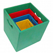 Кубы-вкладыши с ручками (4 шт)