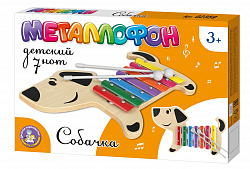 Металлофон детский "Собачка" 7 нот