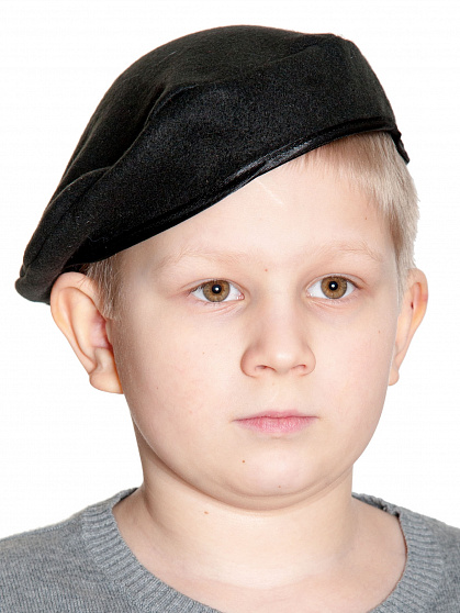 Берет чёрный