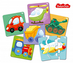 Тройные пазлы «Транспорт» серии Baby Toys