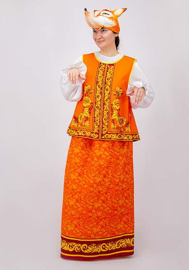 Костюм Лисы Патрикеевны для взрослого