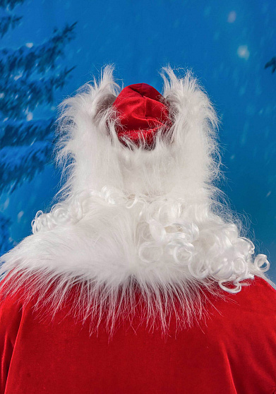 Костюм Деда Мороза Русский красный