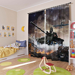 Комплект фотоштор. Летающий танк