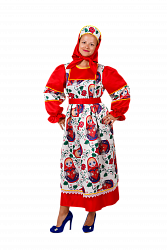 Карнавальный костюм взрослый "Матрешка"