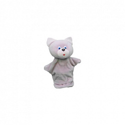 Игрушка на руку  Котенок-девочка