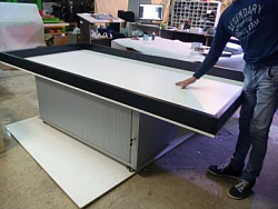 Стол для соревнований по робототехнике Уникум-Лего Малый (+ тумба для хранения)