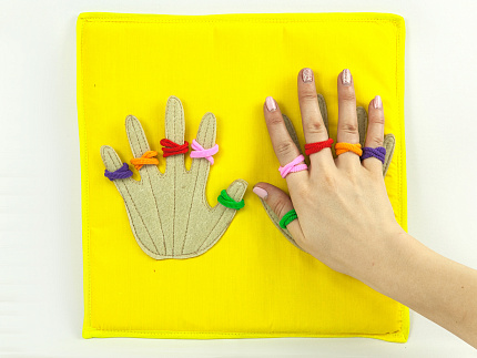 Желтый квадрат  "Руки"