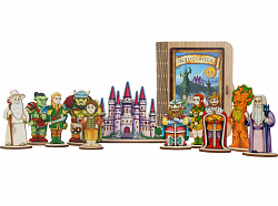 Театр на столе. "Мир фэнтези. Средиземье" 11 фигурок (дерево)