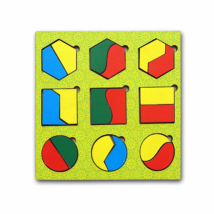 Рамки - вкладыши Никитина Геометрические фигуры