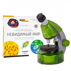 (RU) Набор  LabZZ MV1 Lime: микроскоп и книга