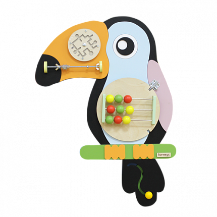 Набор бизибордов "Экзотические птицы"