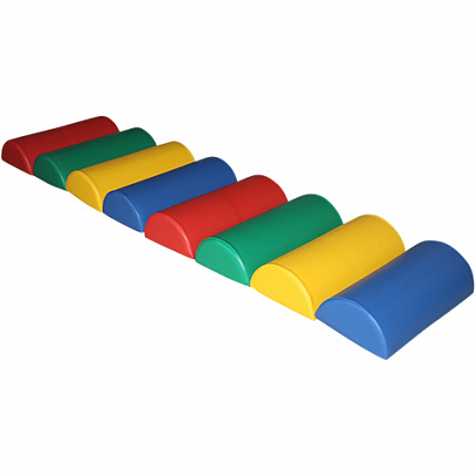 Мягкий модуль-тренажер «Дорожка-полуцилиндр»