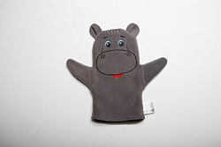 Кукла рукавичка "Бегемот"