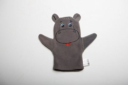 Кукла рукавичка "Бегемот"