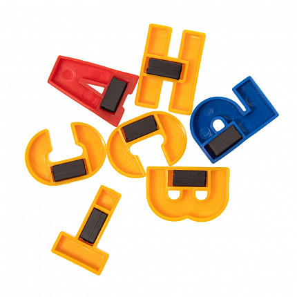 Пластмассовые магнитные буквы русского алфавита