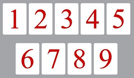 Магнитная математика Наталии Пятибратовой (курс "Школьник". Карточки с числами)