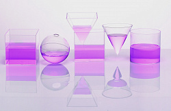 Набор геометрический "Объем геометрических фигур" (основа 10см, 6шт)