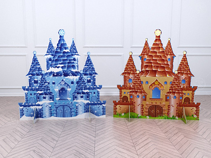 Театральная декорация "Ледяной дворец" (зима-лето)