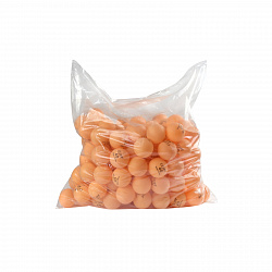 Шарики для настольного тенниса , 40мм, пакет 144 штуки, оранжевые