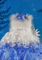 Дед Мороз Искристый синий