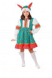 Карнавальный костюм детский "Зайчиха "Зина"