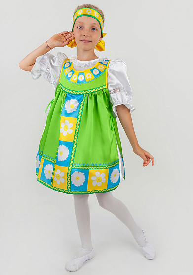 Русский народный костюм Ромашка для девочки