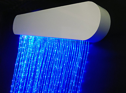 Мерцающий занавес настенный премиум металл