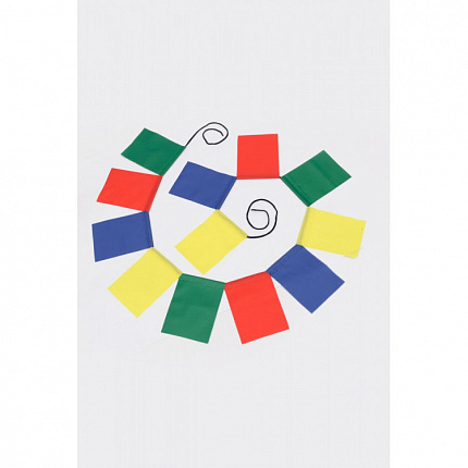 Флажки (12шт) на шнуре 2,5м