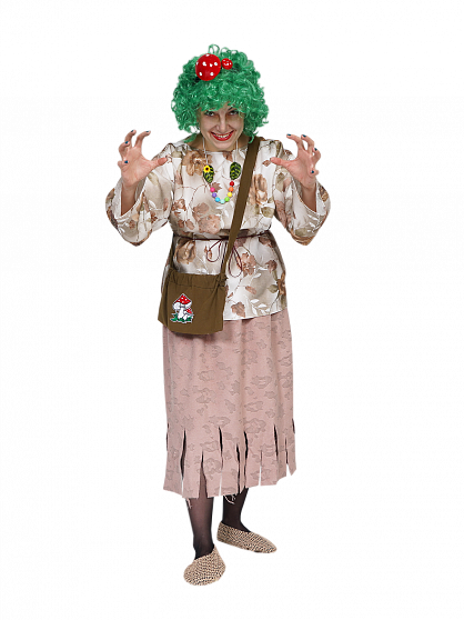 Карнавальный костюм взрослый "Кикимора Кокетка взр."