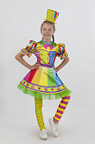 Клоунесса Пуговка костюм для девочки