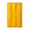 Плитка тактильная (полоса) 180х300х4, ПВХ, жел