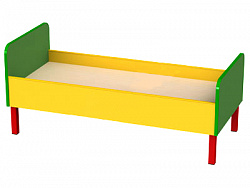 КРОВАТЬ НА МЕТАЛЛИЧЕСКИХ НОЖКАХ