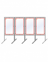 Прозрачная из оргстекла разброная №14