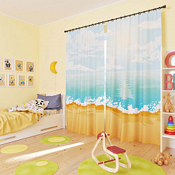 Комплект фотоштор. У моря