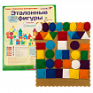 Эталонные фигуры МиниЛарчик (ковролин, 8 цветов), Игры Воскобовича