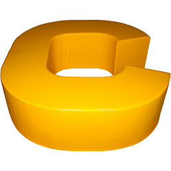 «Банкетка Алфавит» буква "С" (на опоре)