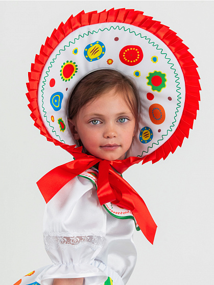 Русский народный головной убор Дымка - капор