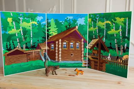 Настольная ширма "Изба"