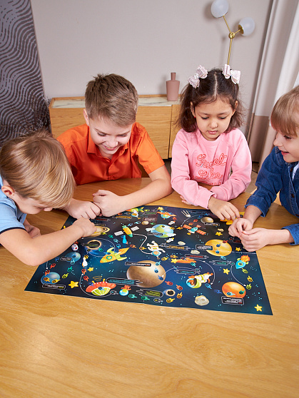 Игра настольная ходилка "Космическое приключение"