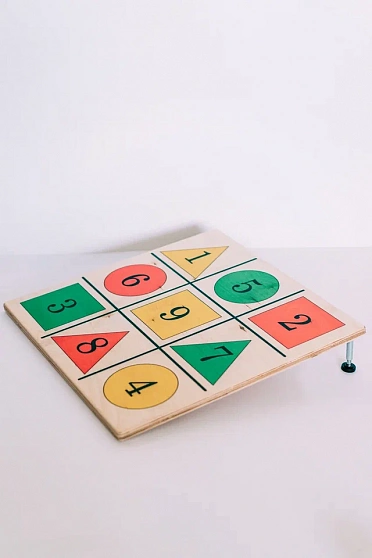 Мишень напольная обратной связи с цифрами цветная