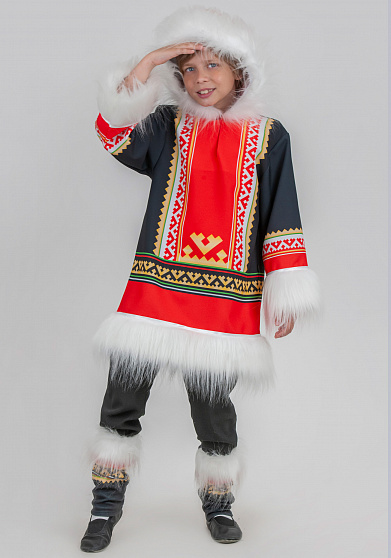 Северный костюм Танец огня для мальчика
