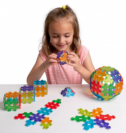 Магнитный Полидрон HashMag (решетки и треугольные соединители)