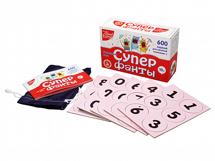Игра настольная Суперфанты (600 заданий ). Серия АКТИВ time