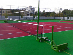 Стойки в/б мобильные (с противовесами по 100 кг) (волейбол, бадминтон, бол.теннис)