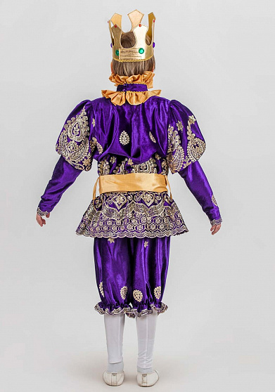 Костюм Короля с золотой вышивкой на бархате 1