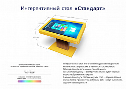 Интерактивный стол, корпус Стандарт 32"