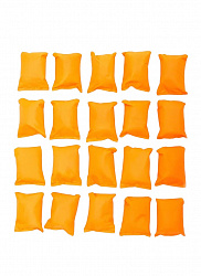 Мешочек для метания с песком 100 грамм (оранжевый)