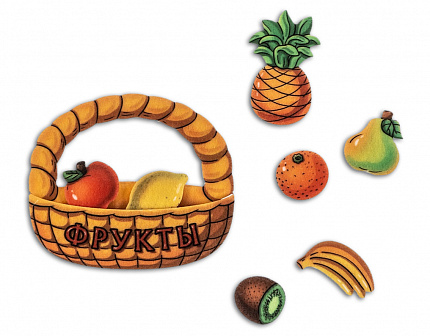 Счетный материал мини-игра "Фрукты"