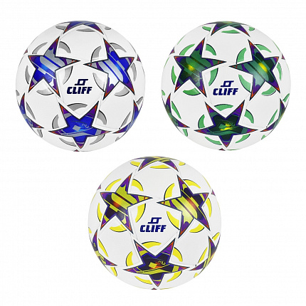 Мяч футбольный  CS-10021, 4 размер, без отскока, PU клееный