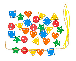 Шнуровка "Геометрические фигуры"